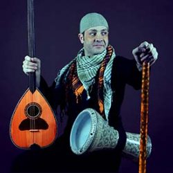 Karim Nagi with instruments