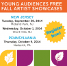 Young Audiences Fall Showcase Registration ad