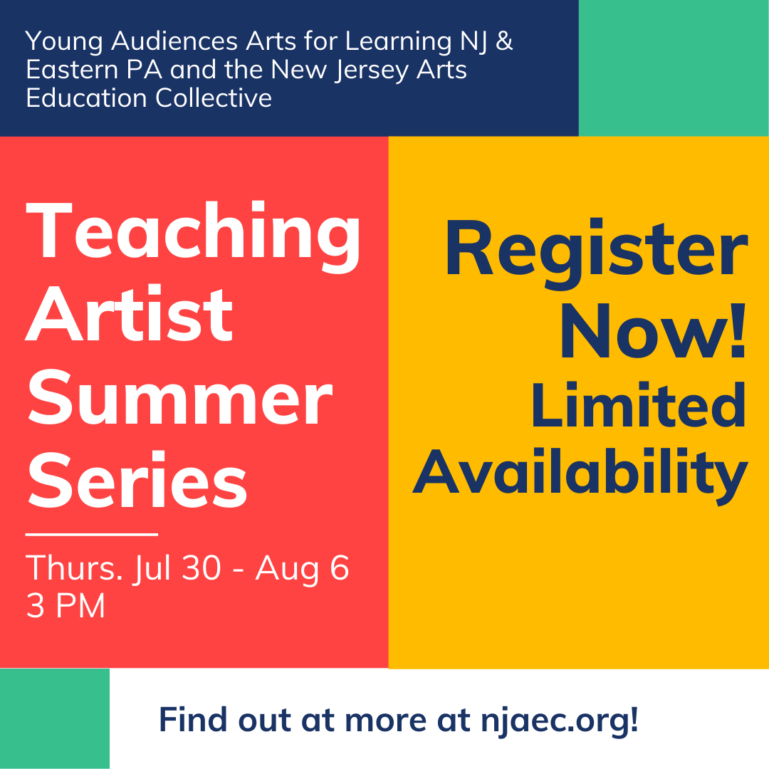 YA and NJAEC Presents Series of Free Workshops for Teaching Artists ...